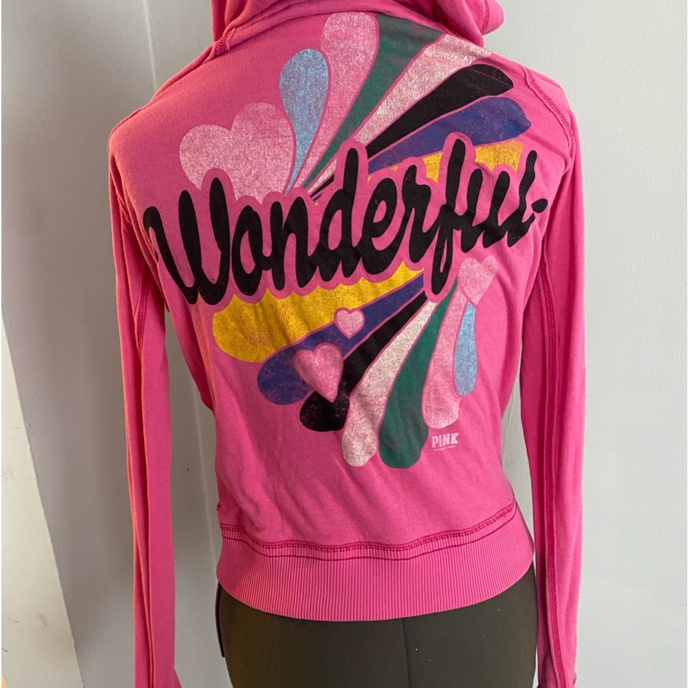 Victoria’s Secret PINK Wonderful Sweatshirt Zip Up Hoodie